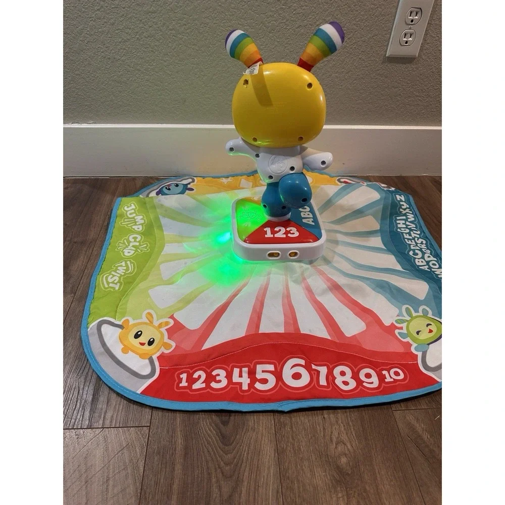 $29 🌙 Fisher-Price Bright Beats Learnin' Lights Dance Mat BeatBo Works READ